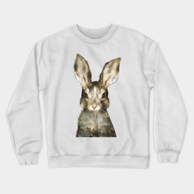 Little Rabbit Crewneck Sweatshirt by Amy Hamilton